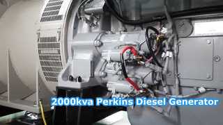 Solução de energia para gerador diesel Perkins 2000kva