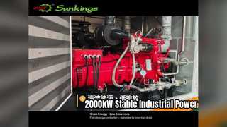 grupo gerador de gás natural de 2.000 kW