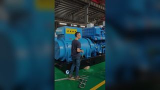 Carregamento no local de grupos geradores a diesel