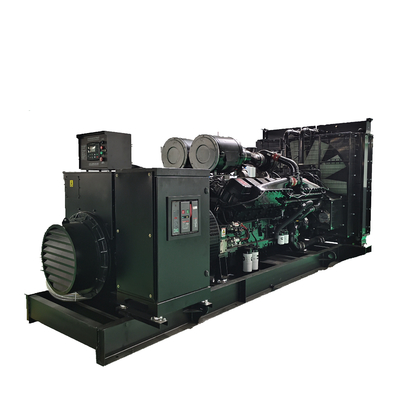 comprar 1500RPM 1500KVA gerador a diesel com motor Cummins 1200kw Genset de quadro aberto online manufacture