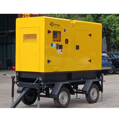 comprar SHX 50KVA Silent Diesel Generator Set com Trailer Produtor de Alto Desempenho Centrais Elétricas de Apoio Elétrica para Uso Doméstico online manufacture