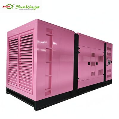 comprar Gerador a diesel super silencioso personalizado de 50/60 Hz e 800KW Rosa com opção de caixa de capota de alternador Stamford ATS online manufacture