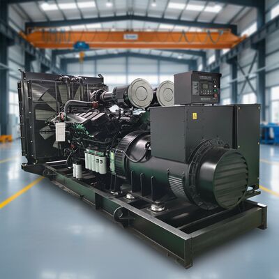 comprar Cummins KTA38-G9 600kw 800kw 1000kw 1250kva Gerador diesel de tipo aberto com gerador diesel Genset de três fases para usina elétrica online manufacture