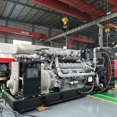 comprar Gerador diesel de tipo aberto refrigerado a água 1000kva 500kw 1000kw 1500kw Geradores diesel Conjunto com gerador diesel de 3 fases online manufacture