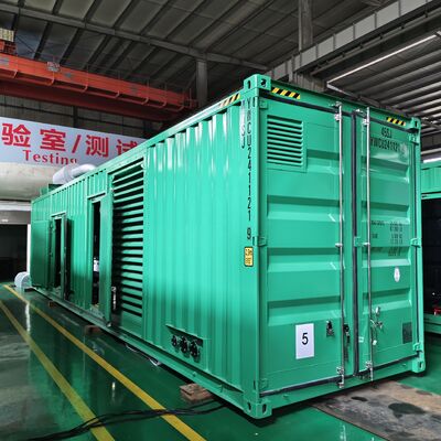 comprar Conjunto Gerador a Diesel Tipo Contêiner de 1000kw 1200kw 1500kw, Conjunto Gerador a Diesel para Usina Industrial com Motor Weichai online manufacture