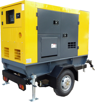 comprar 220 volts 380 volts DG de 400 Kva ajustaram o gerador diesel do reboque móvel com rodas online manufacture