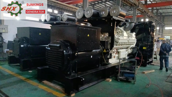 Cummins 2500kva 6.3kv geradores de alta tensão para portos marítimos em espera