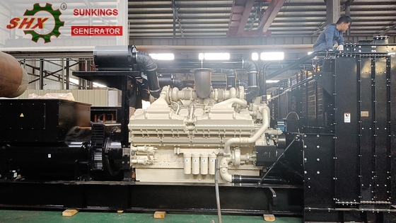 2MW geradores de alta tensão diesel 4.16kv Cummins Genset