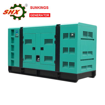 Tipo silencioso grupo de 200KW 250KVA de gerador posto por Cummins Engine