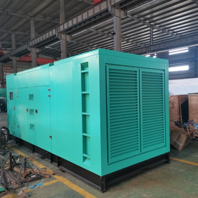 grupo de gerador diesel 800kw de 1000kva Cummins Genset à prova de som