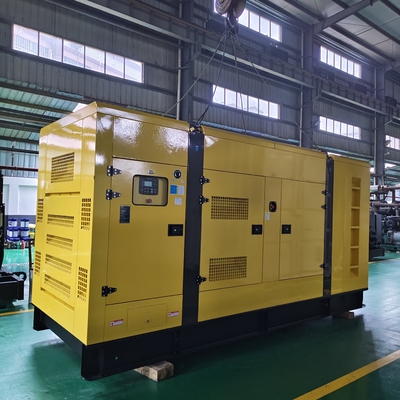 Gerador diesel refrigerado a água de 300 kVA Gerador de energia industrial de 3 fases para fábrica e energia de reserva